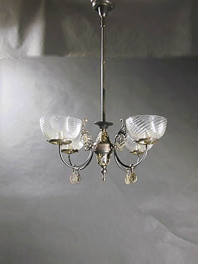 4-Light Gas Chandelier