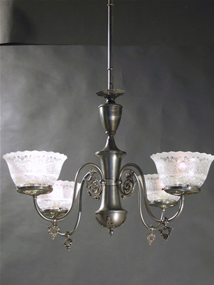 4-Light Gas Chandelier