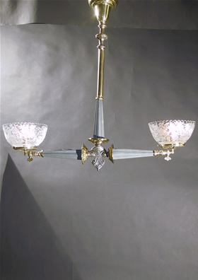 2-Light Renaissance Revival Chandelier