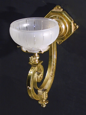 Pair of Eastlake Gas Sconces