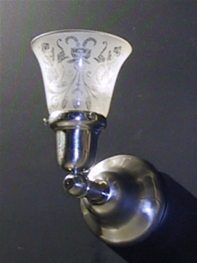 Pair of Nickel Plated Sconces