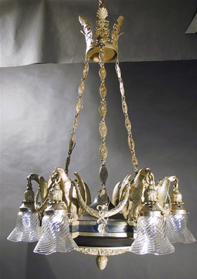 6-Light Empire Chandelier