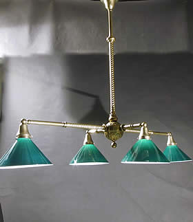 4-Light Kitchen Island/Pool Table Fixture