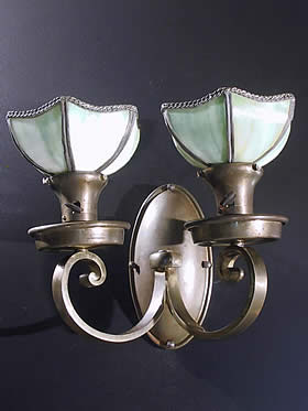 Large Pair of Arts and Crafts Sconces