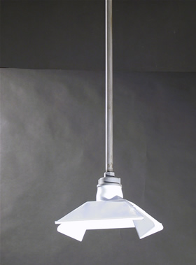 Industrial Lights with Porcelain Shade