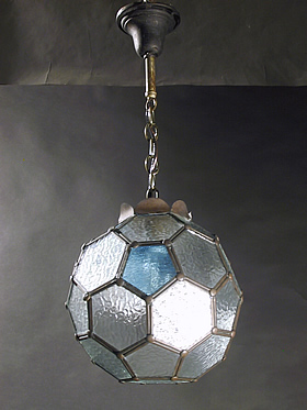 Leaded Glass Ball Pendant