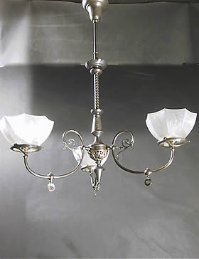 3-Light Aesthetic Gas Chandelier