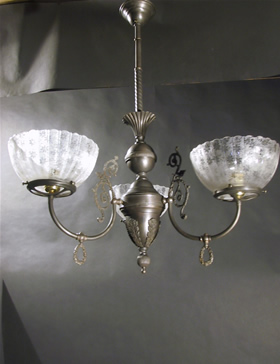 3-Light Gas Chandelier