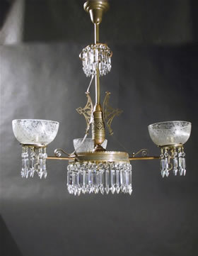 3-Light East lake Aesthetic Gas Chandelier