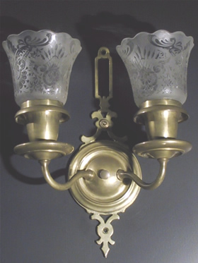 Pair Double Arm Sconces