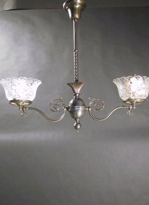 2-Light Gas Chandelier