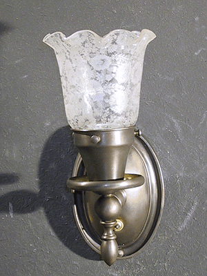 Single Oval Back Sconce