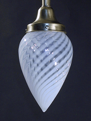 Opalescent Swirl Bullet Pendant