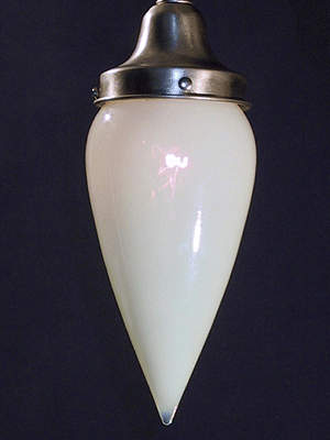 Vaseline Glass Bullet Pendant