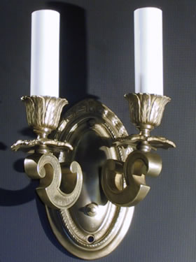 Pair of 2-Light Candle Sconces