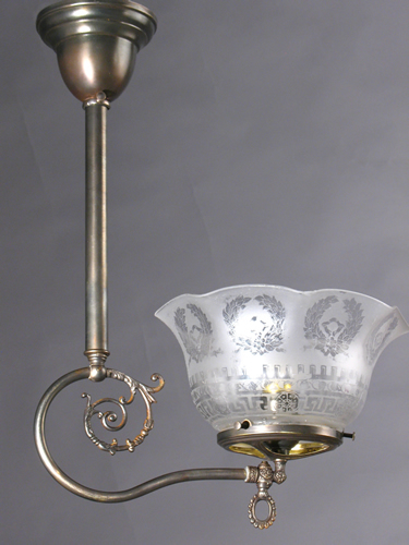 Genuine Antique Lighting Gas J Genuine Antique Lighting Gas J, Gas Light Fixtures Interior