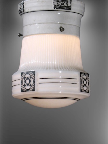 Art Deco Flush Fixture