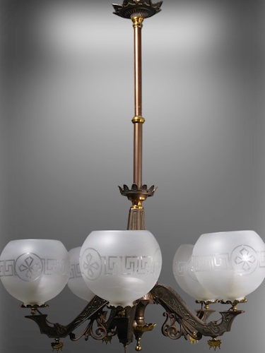 Large 5-Light East lake Chandelier