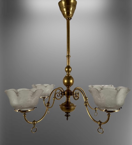 4- Light Gas Chandelier