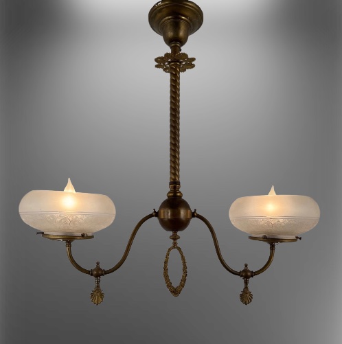 2-light Gas Chandelier