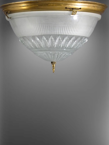 Embossed Holophane Flush Fixture