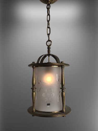 Grape & Dart Cylinder Lantern