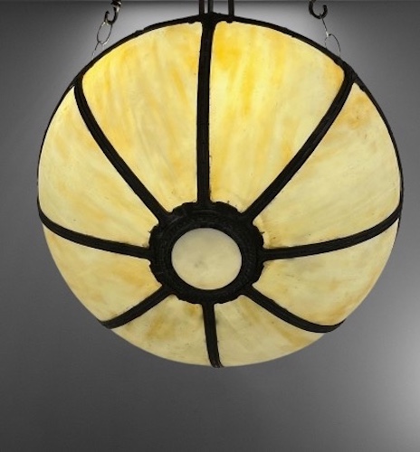 Amber Panel Inverted Dome