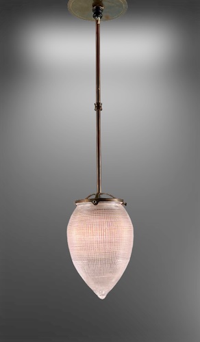 Very Large and long Waffle Bullet Pendant Light