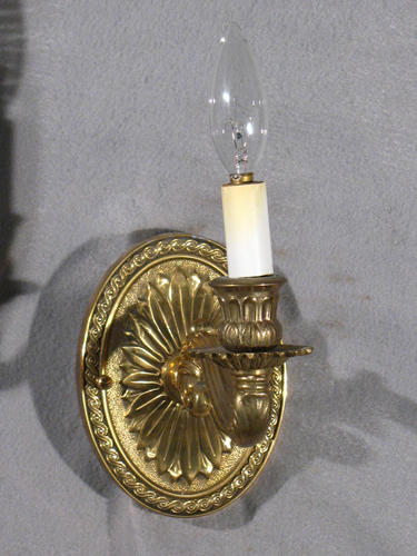 Pair of Single Candle Sconces