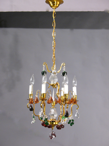 6-Light Crystal Chandelier