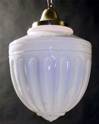 Milk Glass Pendant
