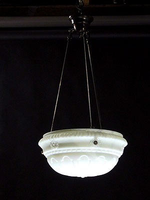 Cast Glass Inverted Dome