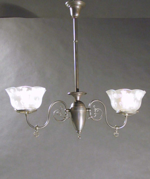 2-Arm Gas Chandelier