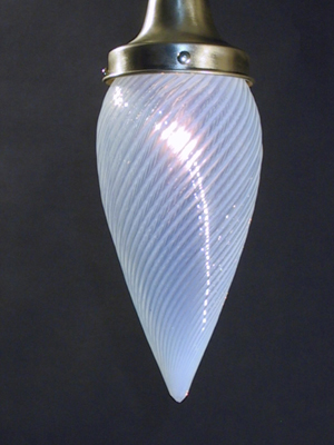 Opalescent Swirl Bullet Pendant