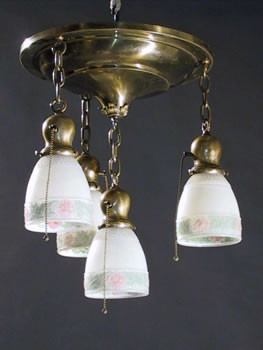 4-light Arts and Crafts Fixture