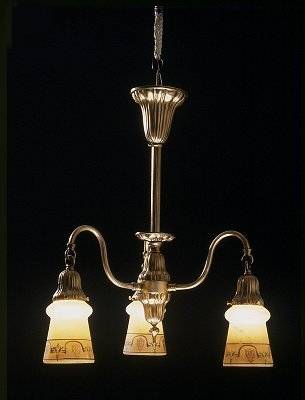 3-light Sheffield Electric Fixture