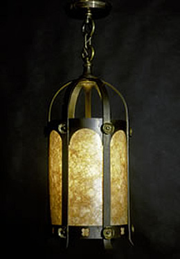 Arts and Crafts Mica Lantern