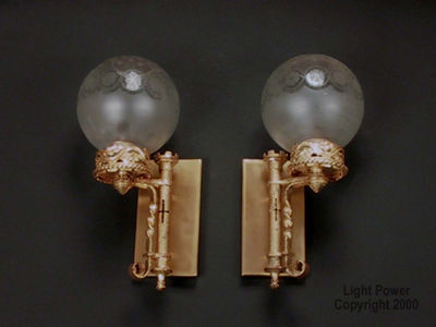 Pair of Gothic Sconces