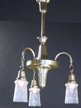 3-light Sheffield Electric Chandelier