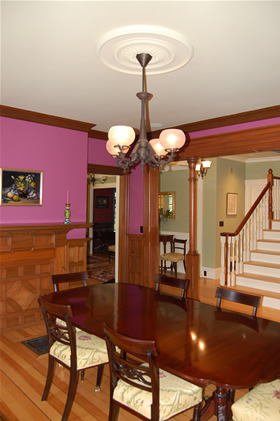 4-Light Eastlake Gas Chandelier